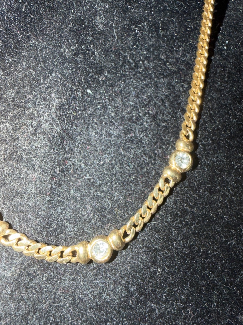 Dior Gold Chain Necklace 18" - Picture 3 of 6